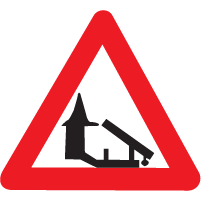 CAUTIONARY SIGNS - Barrier Ahead