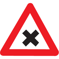 CAUTIONARY SIGNS - Cross Road