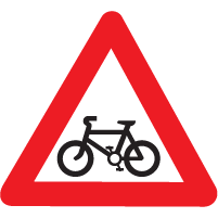 CAUTIONARY SIGNS - Cycle Crossing
