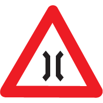 CAUTIONARY SIGNS - NARROW BRIDGE