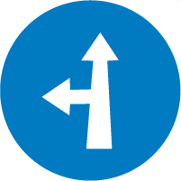 MANDATORY ROAD SIGN - COMPULSORY AHEAD OR LEFT RIGHT-01